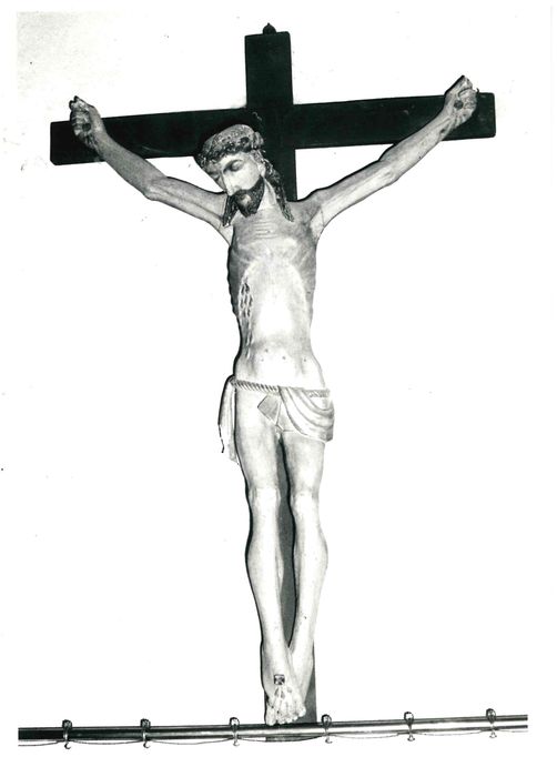 statue : Christ en croix - © Ministère de la Culture (France), Direction Régionale des Affaires Culturelles du Grand Est – Tous droits réservés