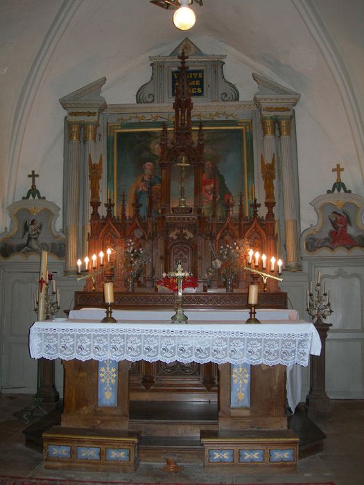 Retable (provenant de l'ancien maître-autel), tableau : Saint Pierre et saint Paul