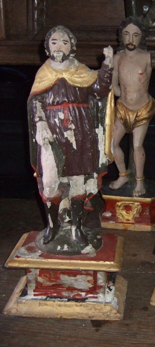 statuette de confrérie : Saint Roch - © Ministère de la Culture (France), Direction Régionale des Affaires Culturelles ddu Grand Est – Tous droits réservés