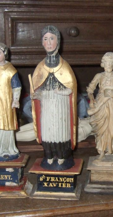 statuette de confrérie : Saint François Xavier - © Ministère de la Culture (France), Direction Régionale des Affaires Culturelles ddu Grand Est – Tous droits réservés