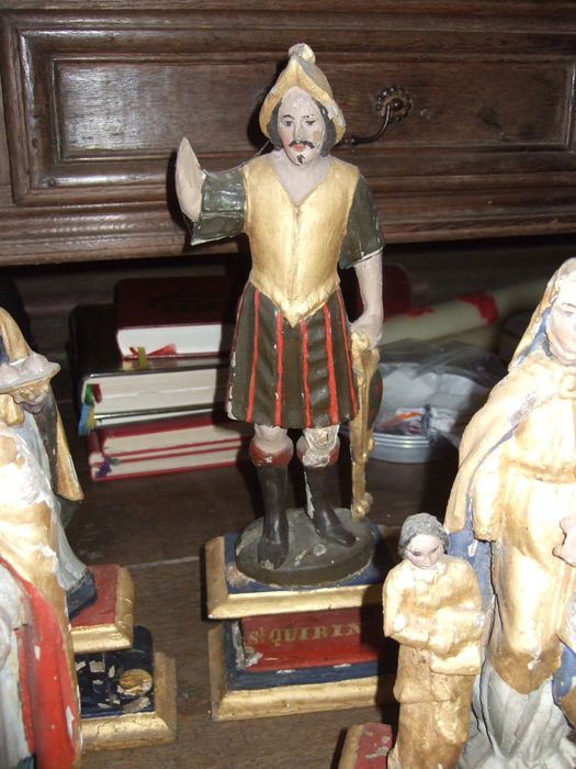 statuette de confrérie : Saint Quirin - © Ministère de la Culture (France), Direction Régionale des Affaires Culturelles ddu Grand Est – Tous droits réservés