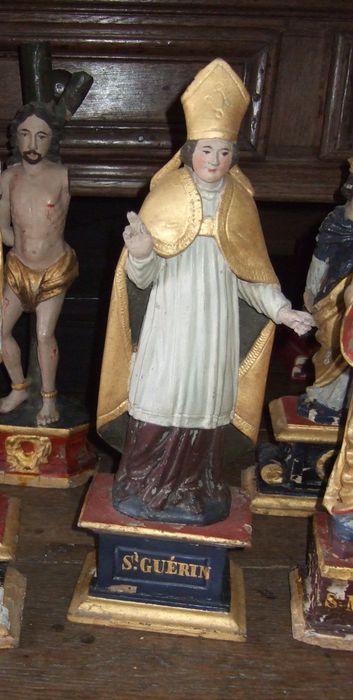 statuette de confrérie : Saint Guérin - © Ministère de la Culture (France), Direction Régionale des Affaires Culturelles ddu Grand Est – Tous droits réservés