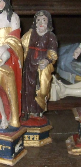 statuette de confrérie : Saint Joseph - © Ministère de la Culture (France), Direction Régionale des Affaires Culturelles ddu Grand Est – Tous droits réservés