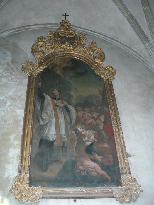 tableau, cadre : Prédication de saint François Xavier, cadre