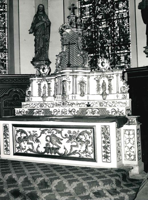 autel, gradins d'autel, tabernacle, exposition (maître-autel)