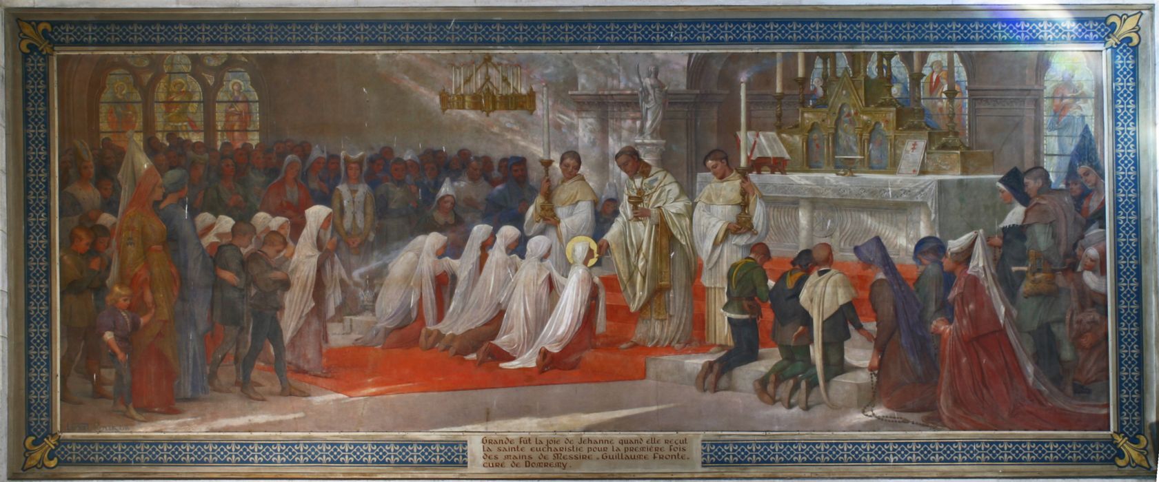 tableau : Première communion de Jeanne d'Arc (Vie de Jeanne d'Arc)