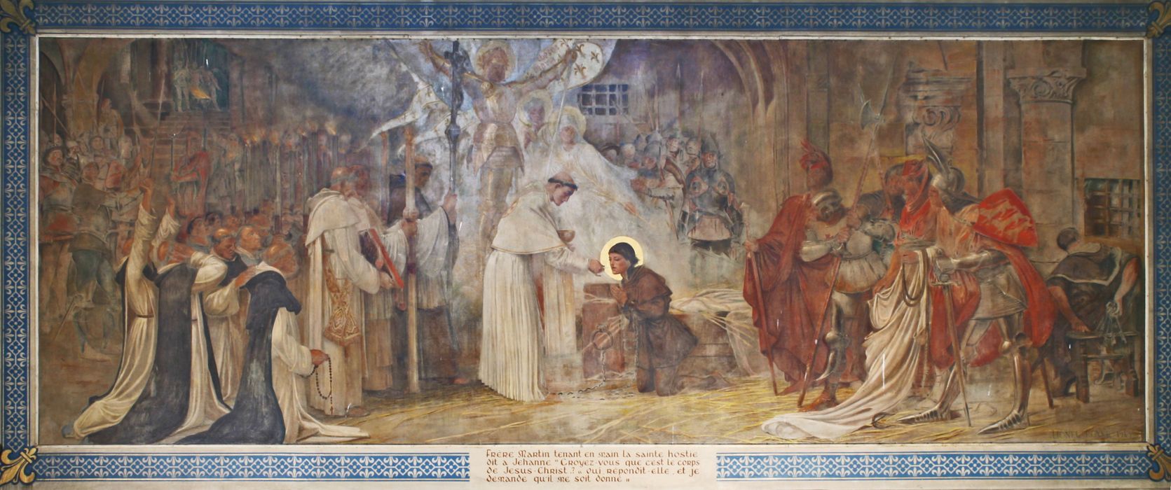 tableau : Jeanne dans sa prison (Vie de Jeanne d'Arc)