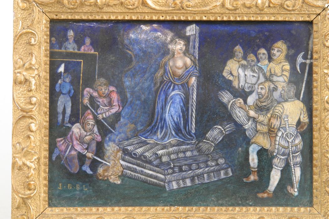 tableau : Martyre de Jeanne d'Arc à Rouen