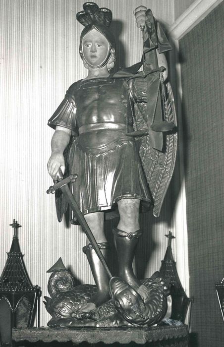 statue : Saint Michel - © Ministère de la Culture (France), Direction Régionale des Affaires Culturelles ddu Grand Est – Tous droits réservés