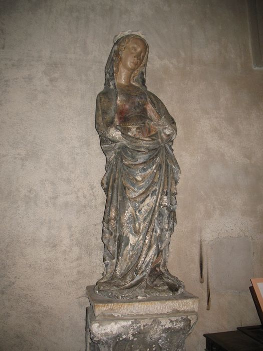 statue : Sainte Marguerite d'Antioche - © Ministère de la Culture (France), Direction Régionale des Affaires Culturelles ddu Grand Est – Tous droits réservés