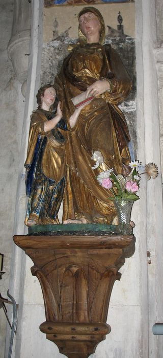 groupe sculpté : Sainte Anne et la Vierge