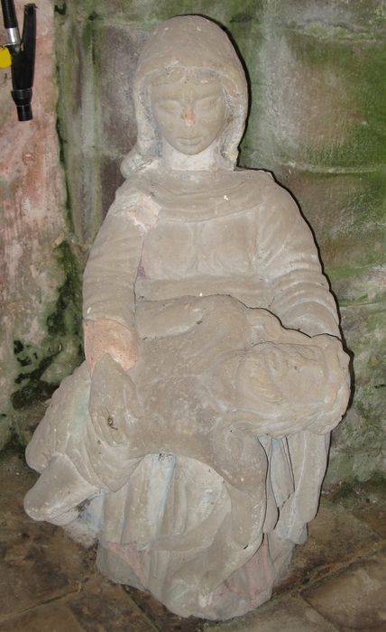 groupe sculpté : Vierge de Pitié