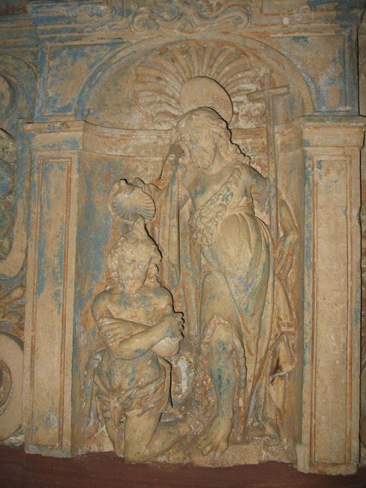 haut-relief : Baptême du Christ (le)