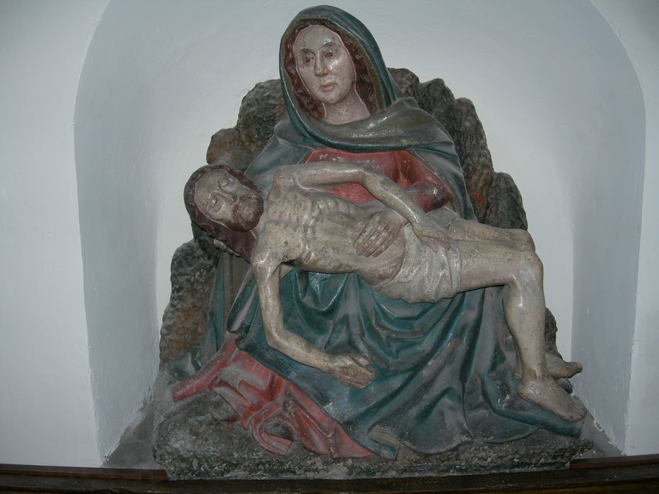 groupe sculpté : Vierge de Pitié