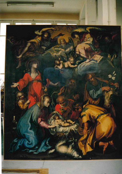 tableau, cadre : Adoration des bergers (l')