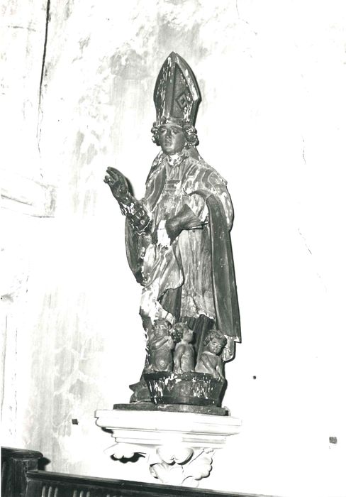 statue : Saint Nicolas - © Ministère de la Culture (France), Direction Régionale des Affaires Culturelles du Grand Est – Tous droits réservés