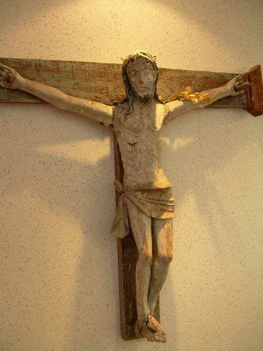 statue : Christ en croix - © Ministère de la Culture (France), Direction Régionale des Affaires Culturelles du Grand Est – Tous droits réservés