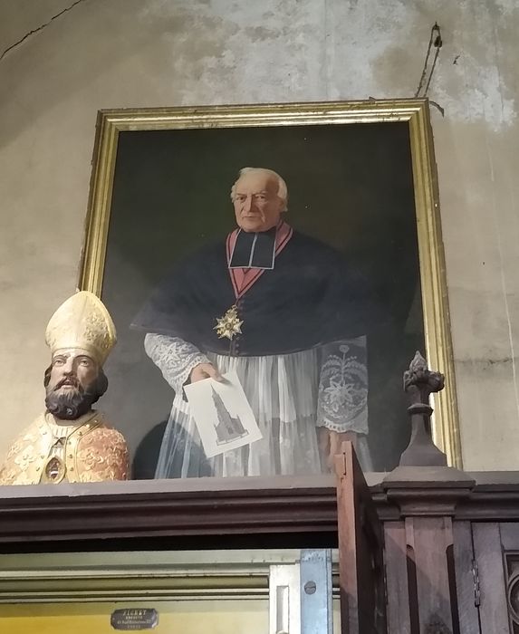 tableau : Le curé d'Hadol, fondateur de la basilique