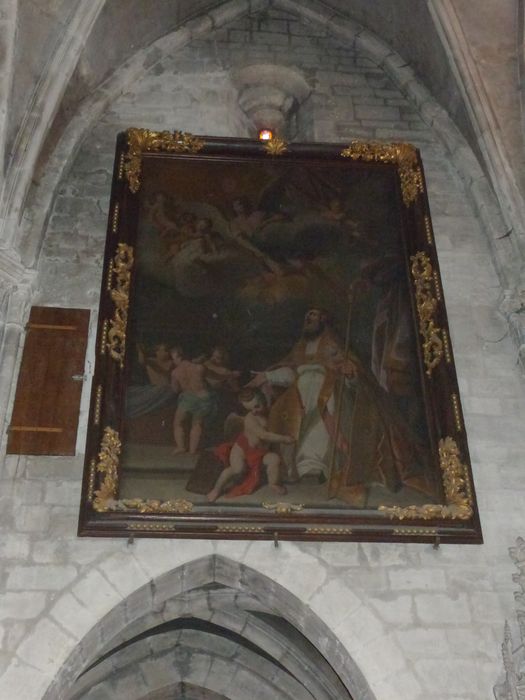 tableau, cadre : Saint Nicolas en prière - © Ministère de la Culture (France), Direction Régionale des Affaires Culturelles ddu Grand Est – Tous droits réservés