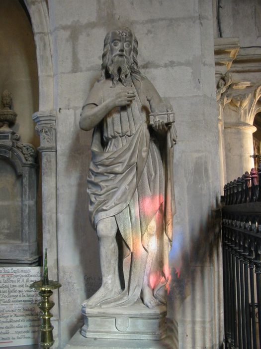 statue : Saint Jean-Baptiste - © Ministère de la Culture (France), Direction Régionale des Affaires Culturelles ddu Grand Est – Tous droits réservés