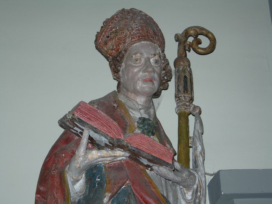 statue : Saint Claude, vue partielle