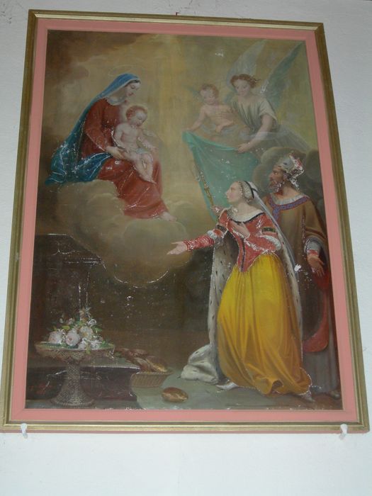 tableau, cadre : Présentation de sainte Menne à la Vierge