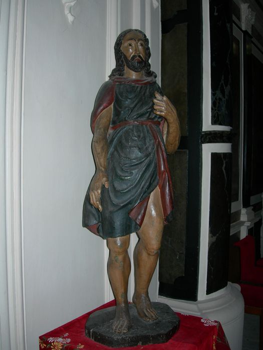 statue : Saint Roch ou Saint Jean-Baptiste (?)