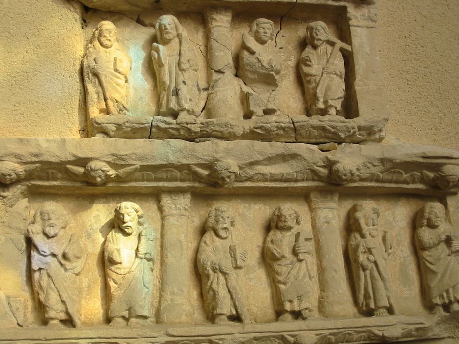 retable, haut-relief : Scènes de la Passion du Christ, détail