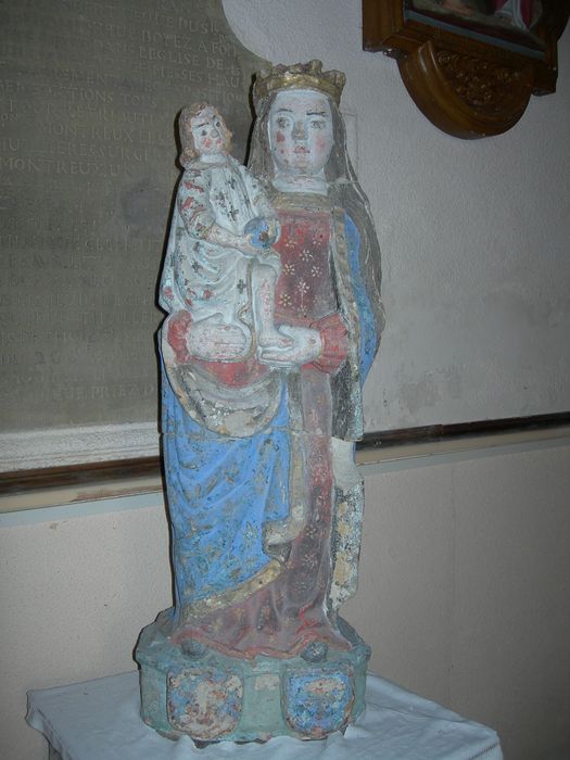 statue : Vierge à l'Enfant dite Notre-Dame de consolation