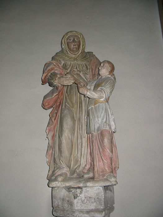 groupe sculpté : Sainte Anne et la Vierge - © Ministère de la Culture (France), Direction Régionale des Affaires Culturelles du Grand Est – Tous droits réservés