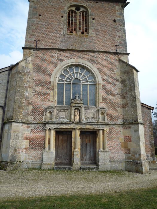 façade ouest, vue partielle