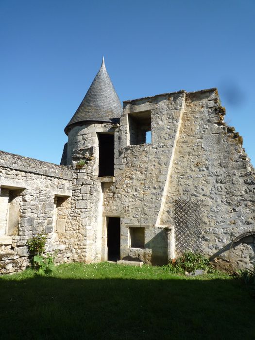 élévation sud-ouest, tour nord-est