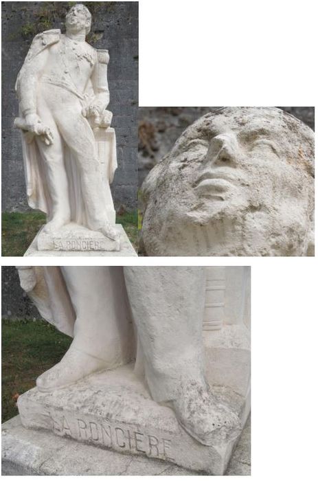 statue : Amiral La Roncière le Noury