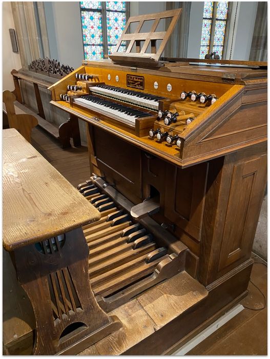 orgue de tribune, console