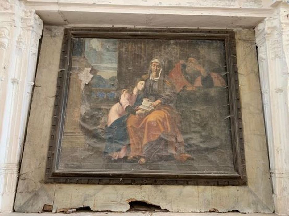 Tableau d'autel : Éducation de la Vierge
