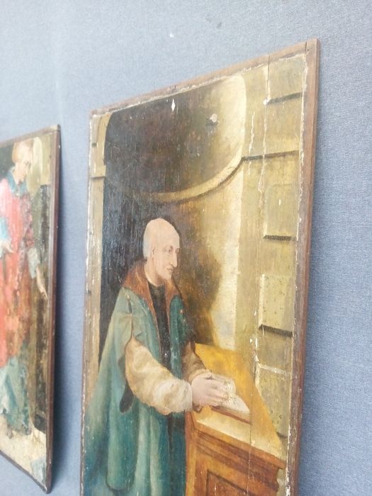 triptyque, détail du panneau n°2 (intérieur) : Étienne Chavalier, le donateur