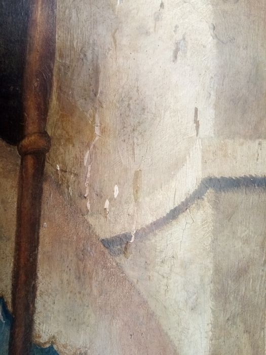 triptyque, détail du panneau n°4 (extérieur) : Saint Jacques