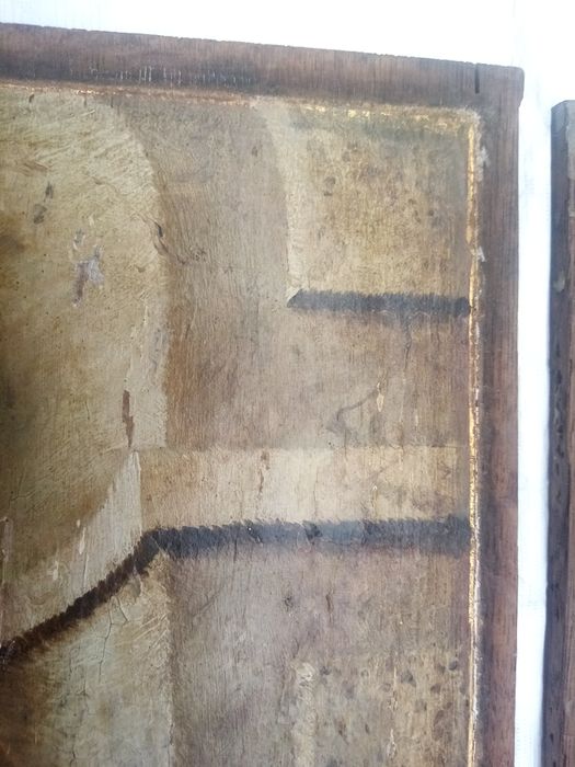 triptyque, détail du panneau n°4 (extérieur) : Saint Jacques