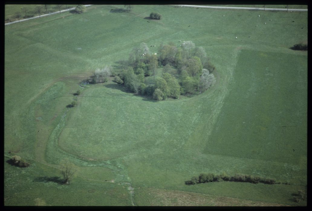 vue aérienne du site