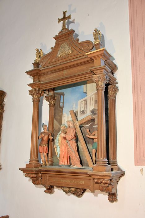 chemin de croix, station n°4 : Jésus rencontre sa sainte Mère