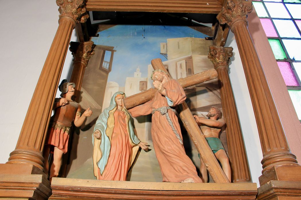 chemin de croix, station n°4 : Jésus rencontre sa sainte Mère