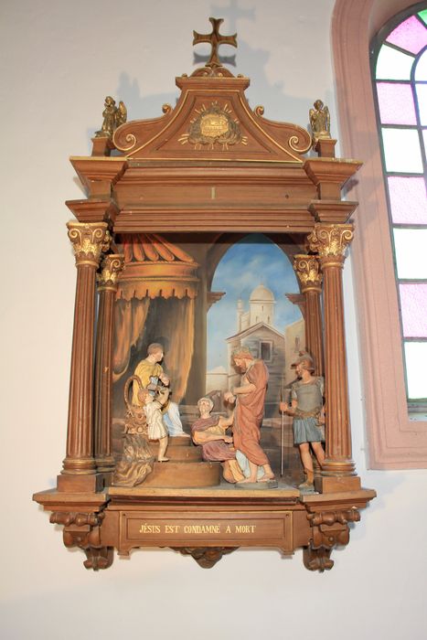 chemin de croix, station n°1 : Jésus est condamné à mort