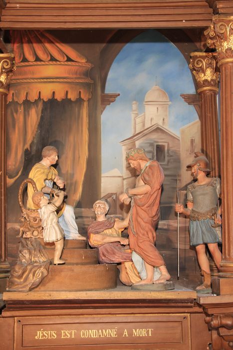 chemin de croix, station n°1 : Jésus est condamné à mort