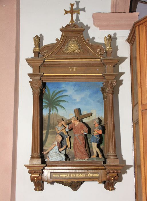 chemin de croix, station n°8 : Jésus console les femmes de Jérusalem
