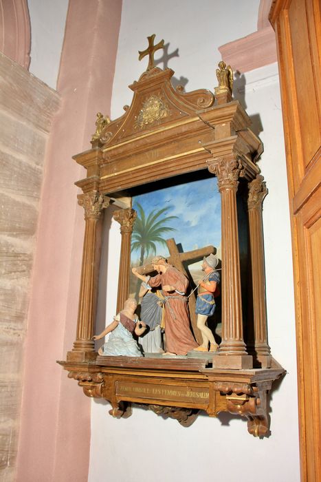 chemin de croix, station n°8 : Jésus console les femmes de Jérusalem