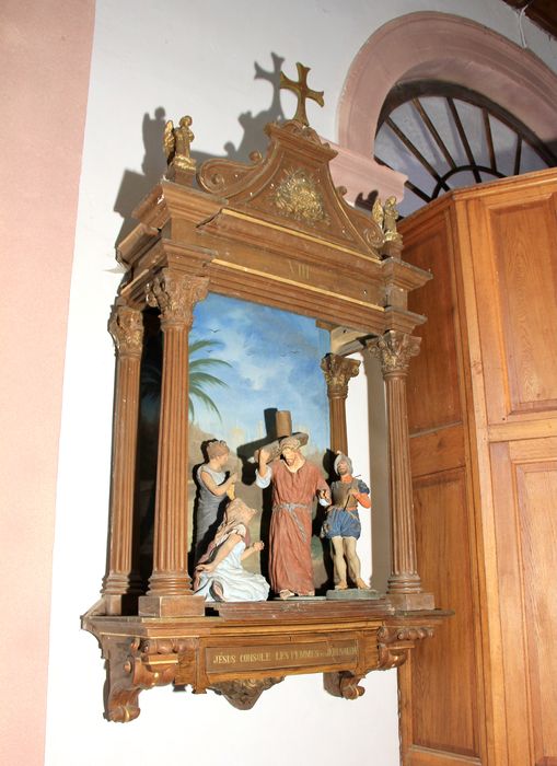 chemin de croix, station n°8 : Jésus console les femmes de Jérusalem