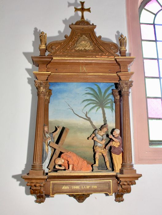 chemin de croix, station n°9 : Jésus tombe pour la 3e fois