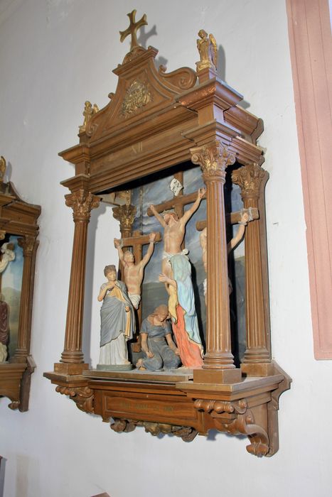 chemin de croix, station n° 12 : Jésus meurt sur la croix