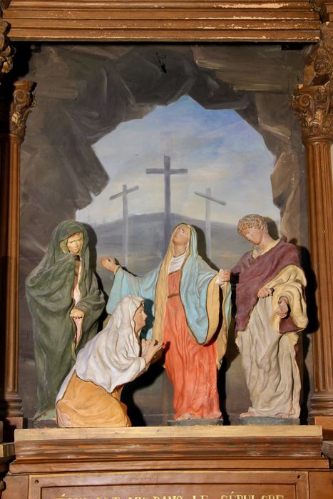 chemin de croix, station n°14 : Jésus est mis dans le sépulcre