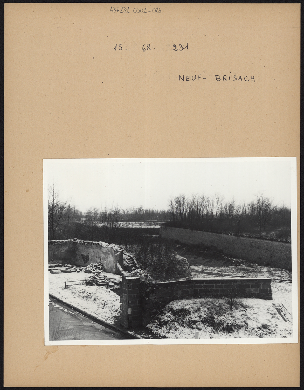 Vue d’ensemble d’un élément défensif.